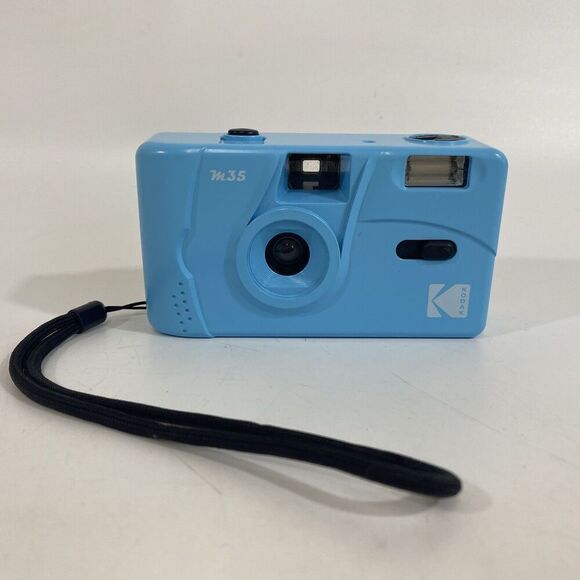 Film Camera KODAK M35 35mm Reusable Retro Camera with Flash Point & Shoot Blue - Picture 1 of 6